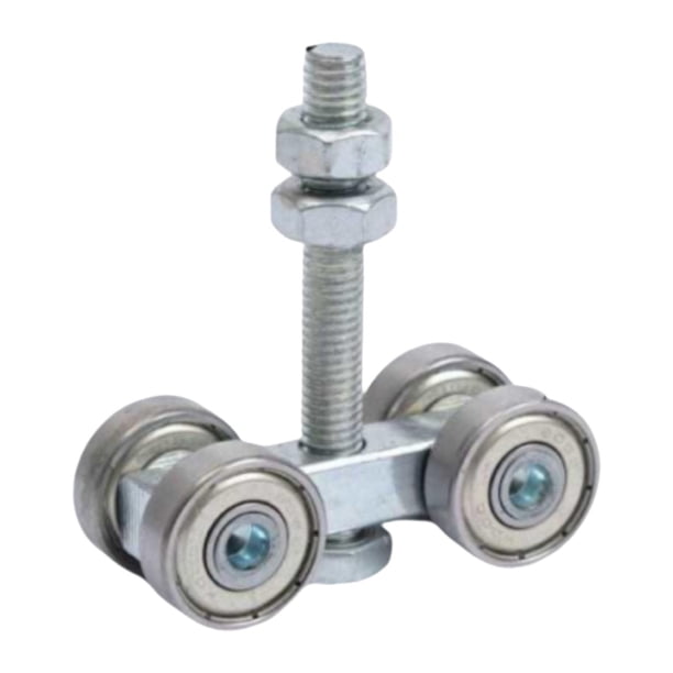 Carro silencioso de 4 ruedas, conjunto de suministros resistentes, rodillo para puerta corredera, riel deslizante para armario de cocina, armario,