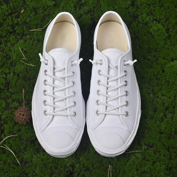 2 Pair Elastic No Tie Shoe Laces Tieless Shoelaces for Sneakers Shoes, One Size Fits All for Adults