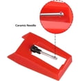 thumbnail image 4 of Aguja para tocadiscos, paquete de 4 agujas universales de repuesto para lápiz giratorio, agujas para fonógrafo compatibles con tocadiscos de vinilo, 4 of 5