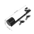 thumbnail image 2 of OULII Mobility Scooter Cane Holder Black Walking Stick Stand Support for Wheelchairs Walkers Easy Setup, 2 of 8