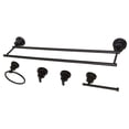 thumbnail image 3 of Kingston Brass  Concord 5-Piece Bathroom Hardware Set Matte Black Matte, 3 of 5