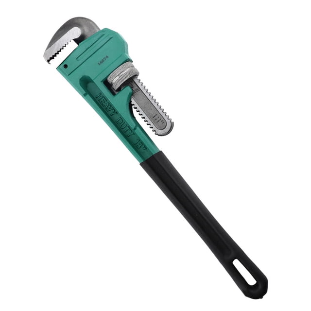 Llave de tubo de servicio pesado de 18 pulgadas Tubería ajustable de acero al carbono