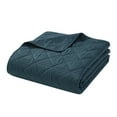 thumbnail image 4 of VCNY Home Lucy 3-Piece Teal Diamond Pinsonic Quilt Set, King, Adult, Unisex, 4 of 5