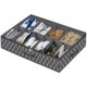 thumbnail image 1 of Muyoka Caja organizadora de almacenamiento de zapatos debajo de la cama Caja contenedora de zapatos plegable Bolsa de zapatos debajo de la cama con cubierta transparente y 3 asas Total para 10 pares d Muyoka Hogar, 1 of 7