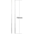 thumbnail image 3 of Bingfu Antenne FM Télescopique 7 Sections 74cm Remplacement (Lot de 2) Compatible avec Radio Portable Intérieure Bluetooth, 3 of 5