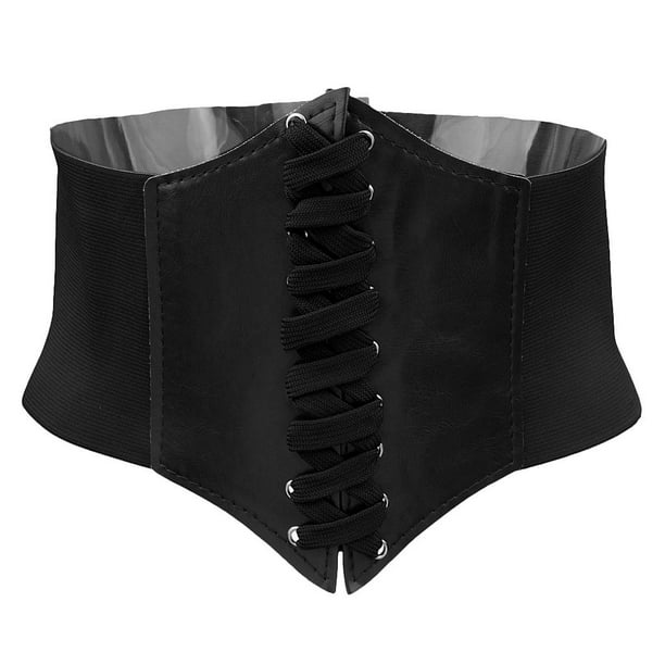 Cinturón de Cintura Elástica con Y Elástica para Mujer - Estilo Stwmpunk Vintage Macarena cinturón