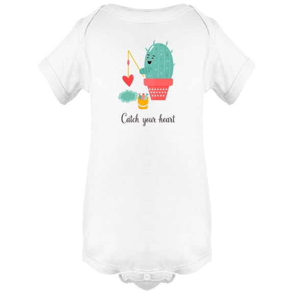 Catch Your Heart Cute Cactus Bodysuit Infant -Image by Shutterstock, 6 Months