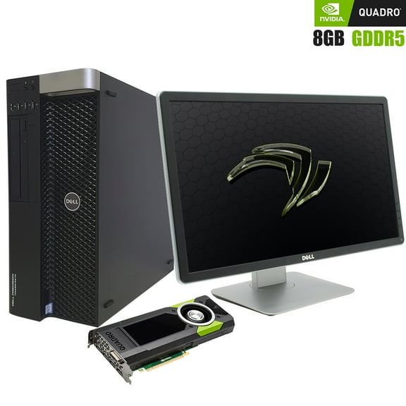 Computadora Original Dell 64gb Ram 8gb Video Dedicado SSD+HDD WiFi Dell Precision T5810