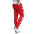 thumbnail image 2 of Men's Relaxed Fit Pants Sweatpants Pants With Stretch Striped Red Xl, 2 of 3