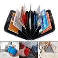 thumbnail image 2 of ITFABS Men's Vintage Portable Wallet, Small Multi-card Buckle Purse, 2 of 3