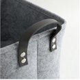 thumbnail image 3 of Panier de Rangement Pliable en Feutre (Gris Clair, 25X39X29CM), 3 of 5