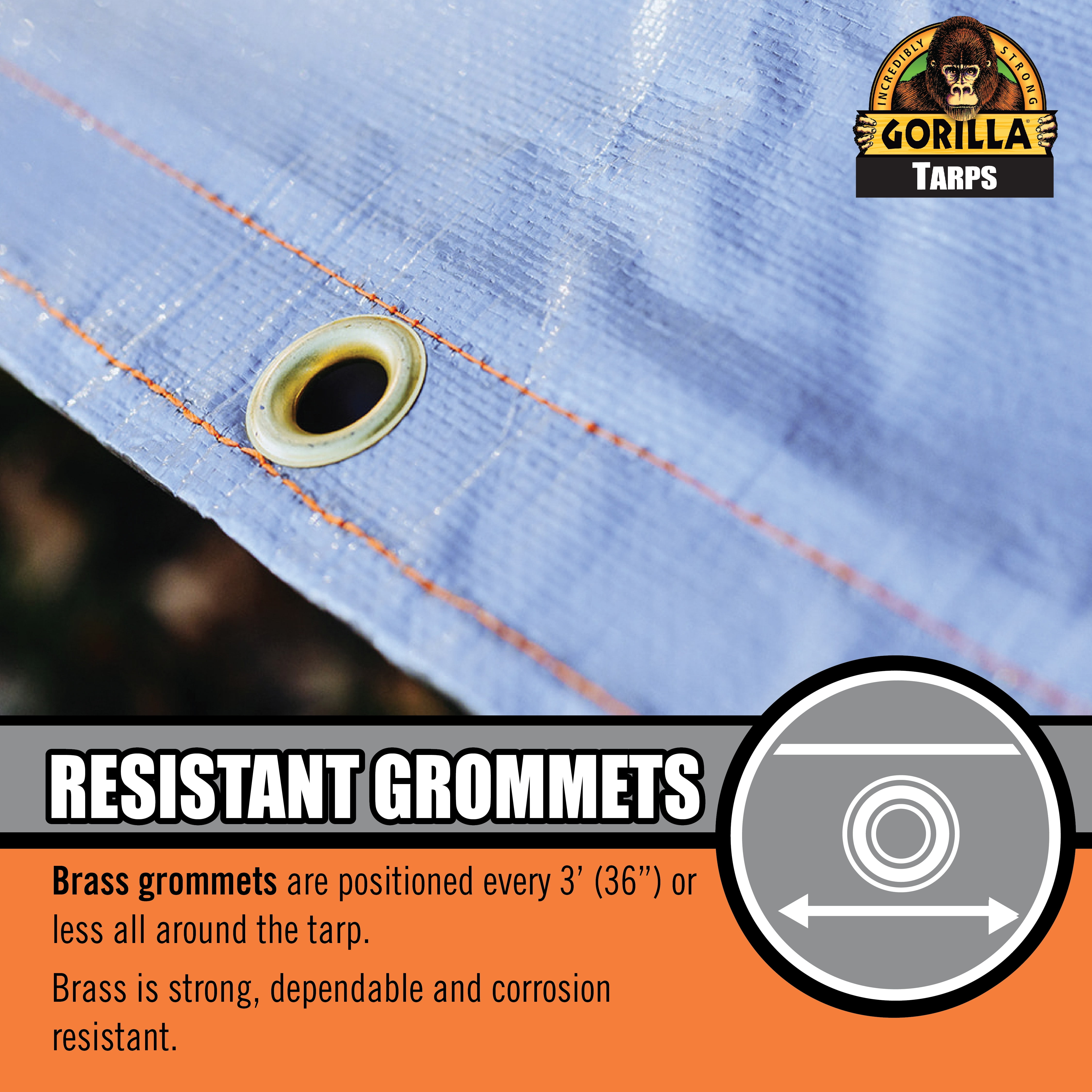 Gorilla Brand 6' X 8' Max Tough Tarp