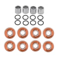 thumbnail image 1 of Juego De 8 Rodamientos De Skateboard Abec 11 Con Espaciadores, Arandelas Naranja Sunnimix Rodamiento de patineta, 1 of 8