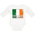 thumbnail image 3 of Inktastic Ireland Flag Boys or Girls Long Sleeve Baby Bodysuit, 3 of 5