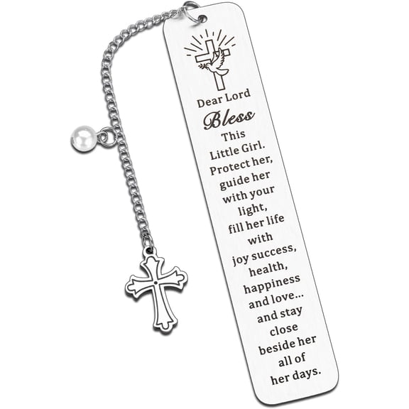 First Communion Gifts for Girls Christian Gifts for Women Baptism Gifts for Girl Confirmation Gifts for Teen Girls Catholic Religious Teenager Easter Basket Stuffers Goddaughter 1st Communion Bookmark