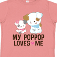 thumbnail image 4 of Inktastic My Pop Pop Loves Me Granddaughter Puppy Girls Toddler T-Shirt, 4 of 5