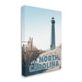 thumbnail image 3 of Stupell Industries Visit North Carolina Beach Lighthouse Seaside Sand Graphic Art Gallery Wrapped Canvas Print Wall Art, Design by David Owens Illustration, 3 of 5