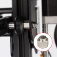 thumbnail image 3 of 3D Printer POM Pulley Wheel Set with Rubber Bearing, Eccentric Spacer Round Column Slot Wheel Plastic Pulley Linear Bearing for Creality Anet Series[Clear], 3 of 9