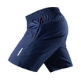 thumbnail image 2 of Men's Athletic Shorts 3 Pack Lightweight Quick Dry Shorts With Zipper Pockets for Running Gym, 2 of 6