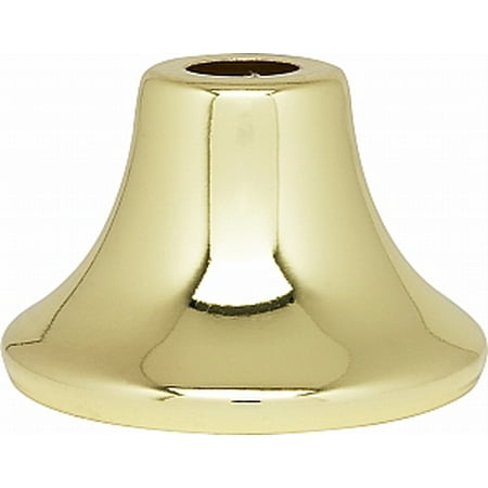 Satco Flanged Steel Necks 7/16in Hole 1-3/16in Height 3/4in Top Bottom Seats 1-3/4in Brass Plated