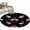 Black, variant on Round Rug 4Ft Washable Non-Slip, Pink Flamingo Circle Area Rugs for Living Room Bedroom, Summer Tropical Animals Indoor Floor Mats Carpet Runner for Home Decor Aesthetic