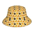 thumbnail image 1 of Balery Funny Chicken Sombreros para el sol para hombre y mujer, sombrero de pescador con UPF 50+, 1 of 6
