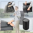 thumbnail image 6 of Roll Up Foam Camping Mattress - 30D High-Density Foam Sleeping Pad with Travel Bag - Portable Floor Mat for Tent, Car Camping & Guest Bed Cot, 6 of 7