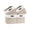 Candlelit Beige & White-KALLAX - 4 Pack, variant on Foldable Fabric Storbcubes 13x15x13 Inch Kallax Cubby With Dual Handles Graphite Gray 4 Pack