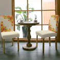 thumbnail image 3 of Dining Chair Slipcover, Thanksgiving Maple Leaves Fall Vintage Gradient Green to Orange Leaf Stretch Kitchen Chair Covers Removable Parsons Chair Protector Covers for Banquet Party, Set of 4, 3 of 6