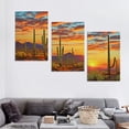 thumbnail image 4 of Shangniulu Canvas Wall Art For Living Room Cactus Plant Landscape Painting Bathroom Wall Decor Ready To Hang Home Decorations Bedroom Kitchen Inspirational Canvas Prints Posters Painting Wall Artwork, 4 of 4