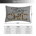 thumbnail image 4 of Disketp Pillow Covers Keep Stay Chic Pattern Throw Pillow Case Cushion Covers,Cushion For Bedroom,Couch,Home-20"X30", 4 of 9