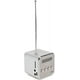thumbnail image 1 of Mini reproductor de música portátil digital MP3/4 Micro SD/TF USB Disco Altavoz Radio FM (Plata), 1 of 8