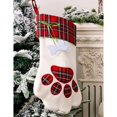 thumbnail image 1 of Medias de Navidad con diseño de pata de mascota para colgar en chimenea, bolsas de regalo de Navidad, bolsas para decoración de árbol de NavidadC1PCS, 1 of 5