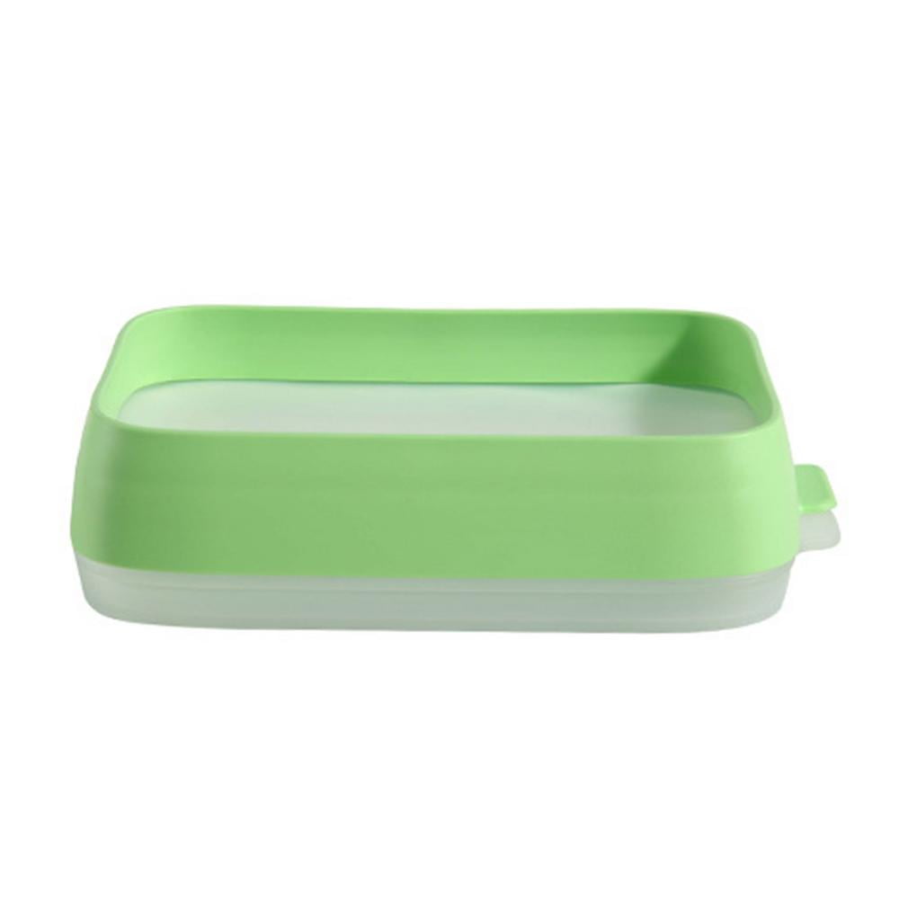 Tohuu Food Preservation Tray Collapsible Food Preservation Trays with Expandable Soft Lid