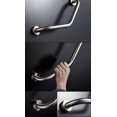 thumbnail image 5 of Shower Grab Bar, Bathroom Handle, Chrome, Stainless, Silver, 5 of 5