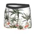 thumbnail image 5 of Goofa Flamingo Palm Trees Printed Men's Boxer Briefs Underwear, Moisture-Wicking Underwear, Trunk,Soft and Breathable Cotton Underwear-Medium, 5 of 9