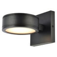 thumbnail image 2 of Raine Integrated LED wall sconce in black, 2 of 5