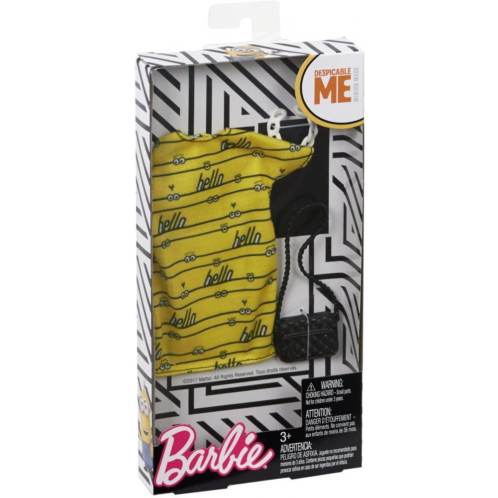 Barbie Despicable Me Yellow Dress Fashion Pack Mattel FKR73 Barbie Despicable Me Yellow Dress Fashion Pack Mattel FKR73