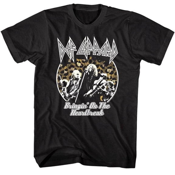 Def Leppard Bringin on the Heartbreak Live Men's T Shirt