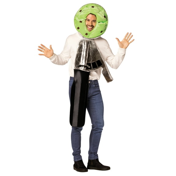 Rasta Imposta Icecream Scoop Halloween Costume, Men and Women's, Green, Adult One Size, R1773-OS