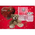 thumbnail image 4 of Valentine Basket Chocolate ,Teddy Bear, Parfum, Plastic basket , Cellophan bag, bow Gift Love, 4 of 4