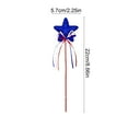 thumbnail image 2 of 4th of July Decorations, Independence Day Pentagram Decoration Red White And Blue Five Star Bow Star Stick Inserts Independence Day Party Decoration, 2 of 7