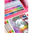 thumbnail image 3 of 36 Couleurs Stylos-Brosses à Double Pointe Marqueurs d'Art Pinceau et Pointe Fine Stylo Coloré pour, 3 of 8