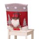 thumbnail image 1 of Funda navideña para silla de muñecas de dibujos animados tridimensionales de piel sintética Fundas para mesa y sillas de Papá NoelMaterial: tela de piel sintética, ppCotton (funda para silla para pers, 1 of 10