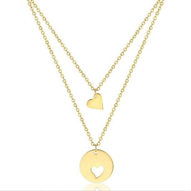 Decoración del hogar, Decoración de habitaciones, Decoración de paredes, Joyas para el Día de la Madre, Collar de melocotón, Collar para madre e hijo, Collar para mujer, Collar de amor, Regalo para el