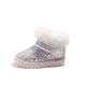 thumbnail image 5 of Botas de nieve para niños y mujeres, zapatos cálidos de algodón con forro polar, de cuero integrado, calzado para exteriores, novedad de invierno de 2023, 5 of 5