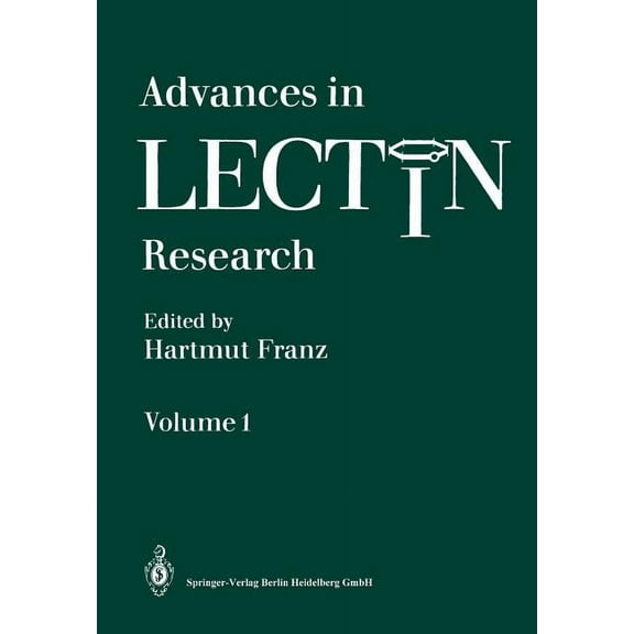 Advances in Lectin Research Advances in Lectin Research, Book 1, (Paperback)