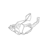 Genuine OE Jaguar Tank Strap - T2R1605