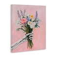 thumbnail image 2 of Stupell Industries Bohemian Skeleton Hand Holding Flowers Canvas Art, 16 x 20, by The Prints Vibe, 2 of 8
