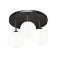 thumbnail image 1 of Comet 3 Light Semi Flushmount, 1 of 1